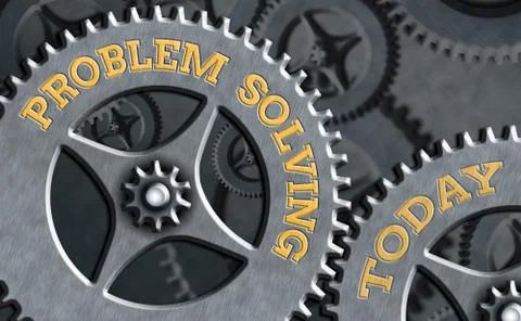 Text sign showing Problem Solving. Conceptual photo process of finding solutions Illustrazione stock