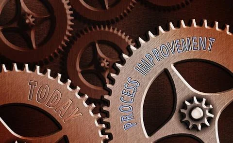 Text sign showing Process Improvement. Conceptual photo task of identifying upon Stock Illustration