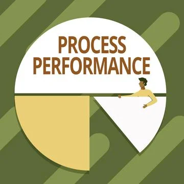 Text sign showing Process Performance. Internet Concept measure of how efficient Stock Illustration