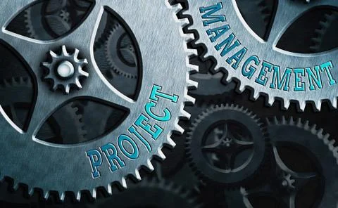 Text sign showing Project Management. Conceptual photo practice of the work of a Stock Illustration