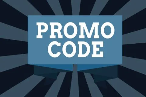 Text sign showing Promo Code. Conceptual photo digital numbers that give you Stock Illustration