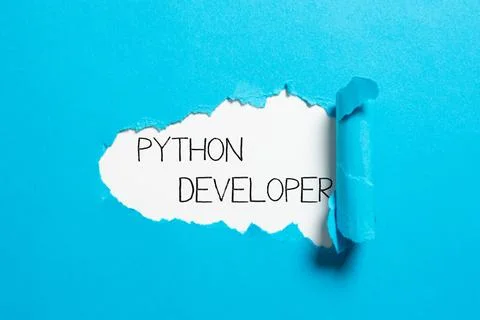 Text sign showing Python Developer. Concept meaning employees are rewarded for Photos