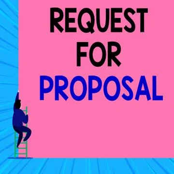 Text sign showing Request For Proposal. Conceptual photo document contains Stock Illustration