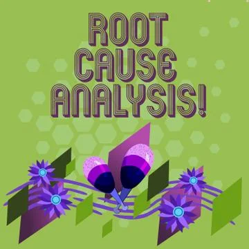 Text sign showing Root Cause Analysis. Conceptual photo method of problem Stock Illustration