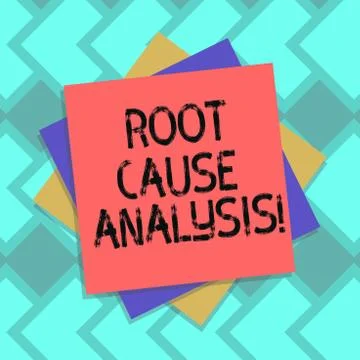 Text sign showing Root Cause Analysis. Conceptual photo method of problem Stock Illustration