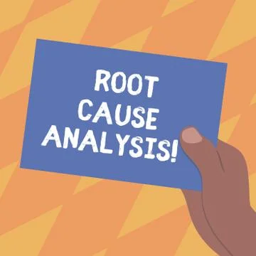 Text sign showing Root Cause Analysis. Conceptual photo method of problem Stock Illustration
