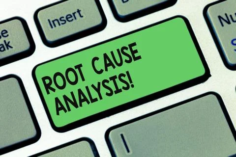 Text sign showing Root Cause Analysis. Conceptual photo method of problem Stock-Fotos