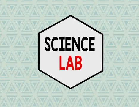 Text sign showing Science Lab. Conceptual photo special facility where イラスト素材