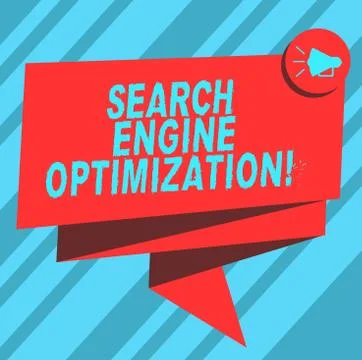 Text sign showing Search Engine Optimization. Conceptual photo maximizing the イラスト素材