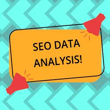 Text sign showing Seo Data Analysis. Conceptual photo changes to website make it Stock Illustration