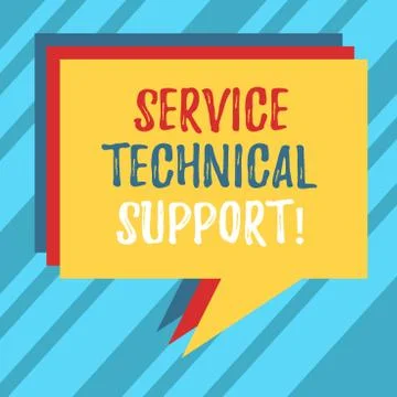 Text sign showing Service Technical Support. Conceptual photo services that イラスト素材