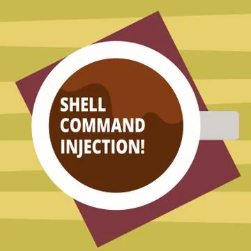 Text sign showing Shell Comanalysisd Injection. Conceptual photo used by hackers 스톡 일러스트