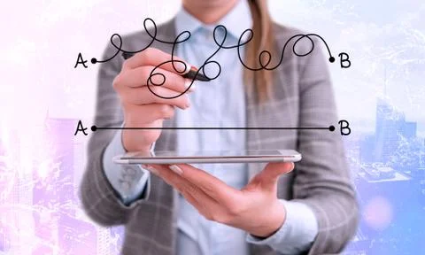 Text sign showing Simplify your ideas. Conceptual photo Make your business Stock Photos