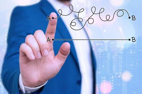 Text sign showing Simplify your ideas. Conceptual photo Make your business Stock Photos
