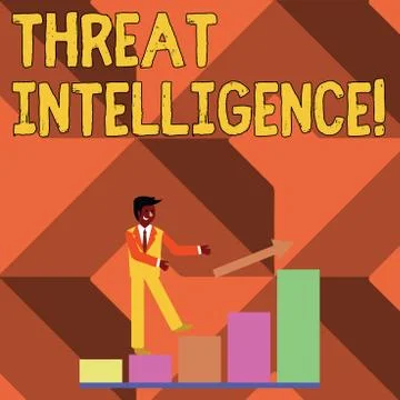 Text sign showing Threat Intelligence. Conceptual photo analyzed and refined 스톡 일러스트