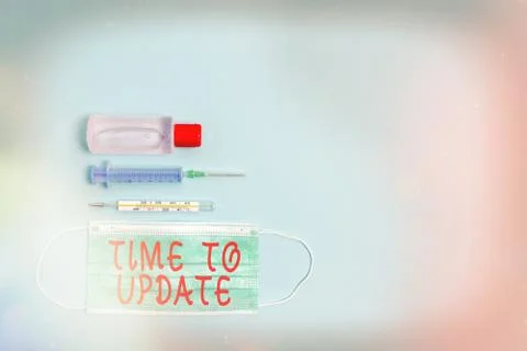 Text sign showing Time To Update. Conceptual photo System software update for Stock Photos