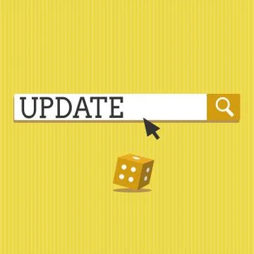 Text sign showing Update. Conceptual photo Up to date Make something more modern イラスト素材
