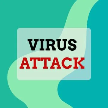 Text sign showing Virus Attack. Conceptual photo malicious program that perform Stock Illustration