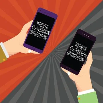 Text sign showing Website Conversion Optimization. Conceptual photo System for Stock Illustration