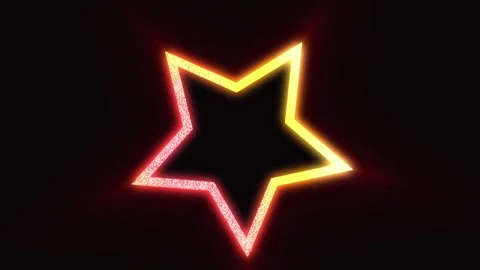 The text space . gradient spinning star Stock Footage 275821843