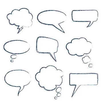 Text speech bubble Stock Illustration