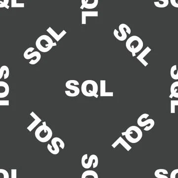 Text SQL pattern Stock Illustration