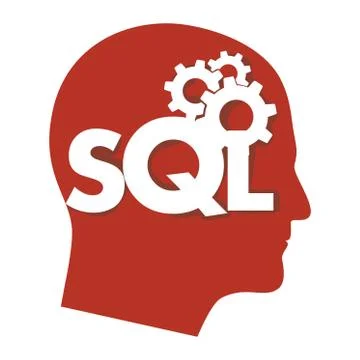 Text SQL Structured Query Language Sigh Stroke Symbol Stock Illustration