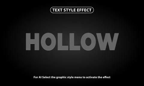 Text style effect of 3D lettering and font style effect Stock Illustration