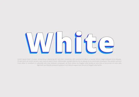 Text style effect with text style graphic element. Иллюстрация