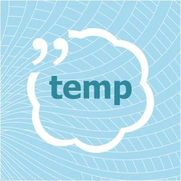 Text Temp. Business concept Stock Illustration