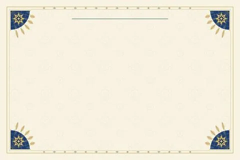 A Text template with decorative corners Stock Illustration
