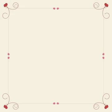 Text template a page with decorative corners and border Stock Illustration