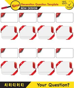 Text Templates - for teachers Stock Illustration