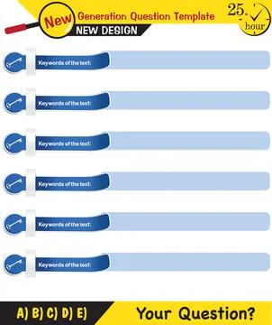 Text Templates - for teachers Stock Illustration