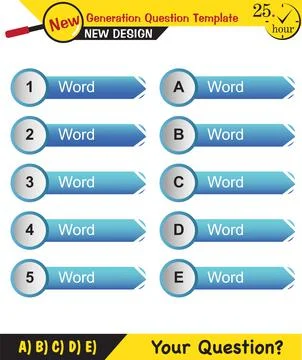 Text Templates - for teachers Stock Illustration