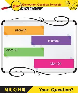 Text Templates - for teachers Stock Illustration