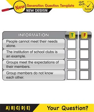 Text Templates - for teachers Stockillustratie