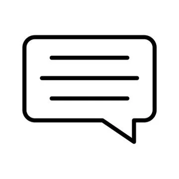 Text thin line icon Stock Illustration