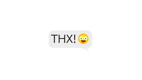 Text ths typing in messenger, sending message, message bubble for custom text on Stock Footage 150761865