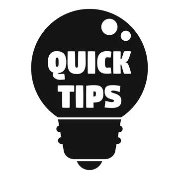 Text tip icon simple vector. Idea advice Stock Illustration