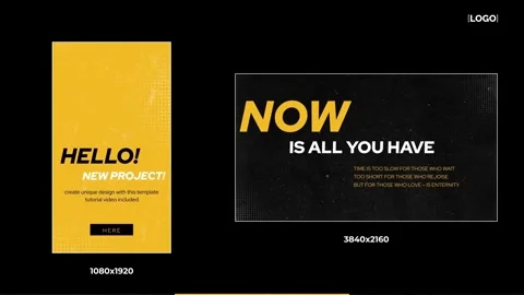 Text Titles and Stories 库存 After Effects