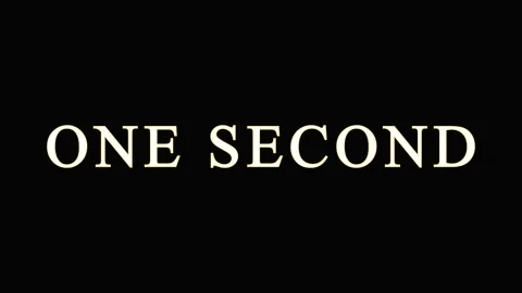 Text typography for time passage with glitch effect in darkness for digital.. Video stock 344036160