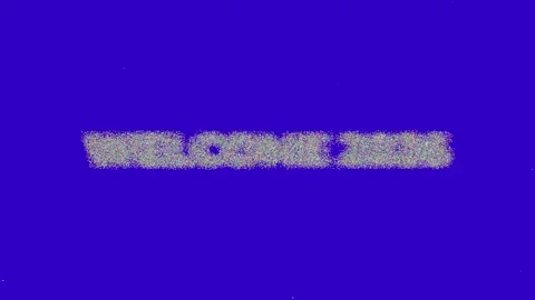 Text WELCOME 2026 Created with Small Dots Grouping to Form Words on Colorful Stock Footage 308738678