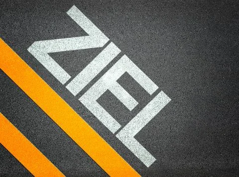 Text writing road asphalt Illustrazione stock