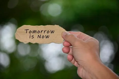 Text Written On Hands Holding Torn Paper With Blurred Dark Background Stock Photos