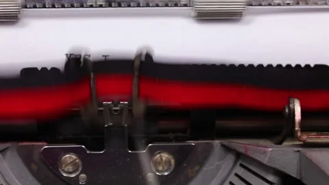 Text YES I CAN written with old typewriter with black ink Stock Footage 272808397