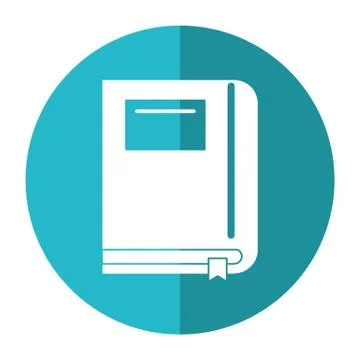 Textbook school learn shadow Stock Illustration