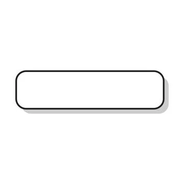 Textbox button icon design element for web mockup and application presentation Stock Illustration