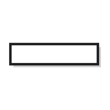 Textbox button icon design element for web mockup and application presentation Stock Illustration