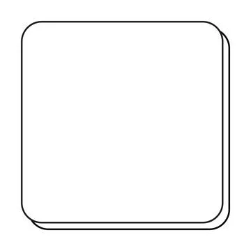 Textbox icon text message element illustration for web mockup and application Illustrazione stock